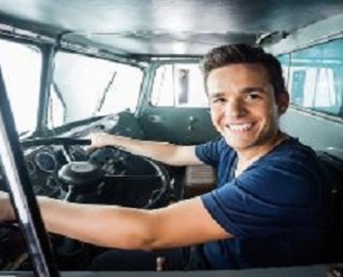 teenage truck driver