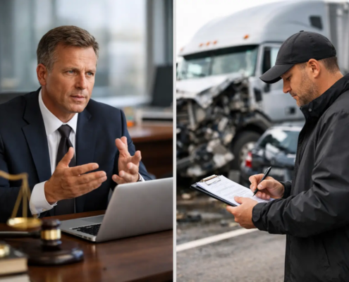 Truck Accident Lawyer vs Insurer