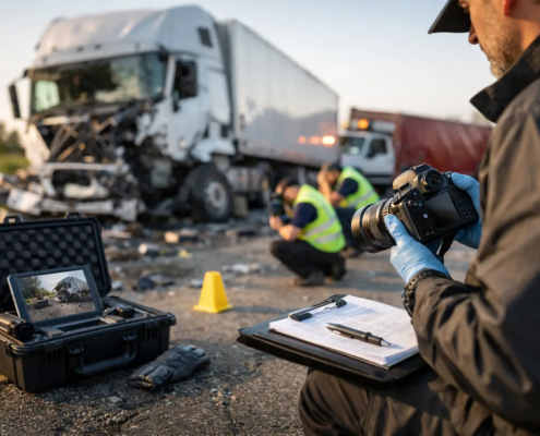 How to Preserve Truck Crash Evidence Fast